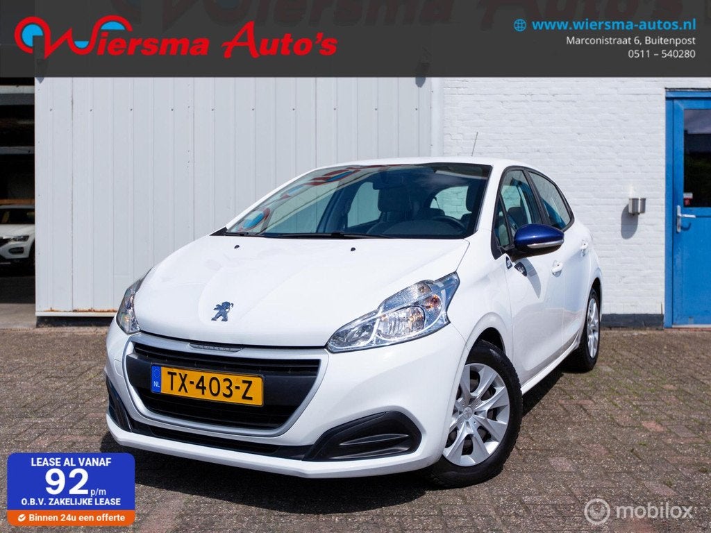 Peugeot 208 1.2 PureTech Like|OrgNL|Afleverklaar|Cruise|Airc, Auto's, Peugeot, Bedrijf, Te koop, ABS, Airbags, Airconditioning