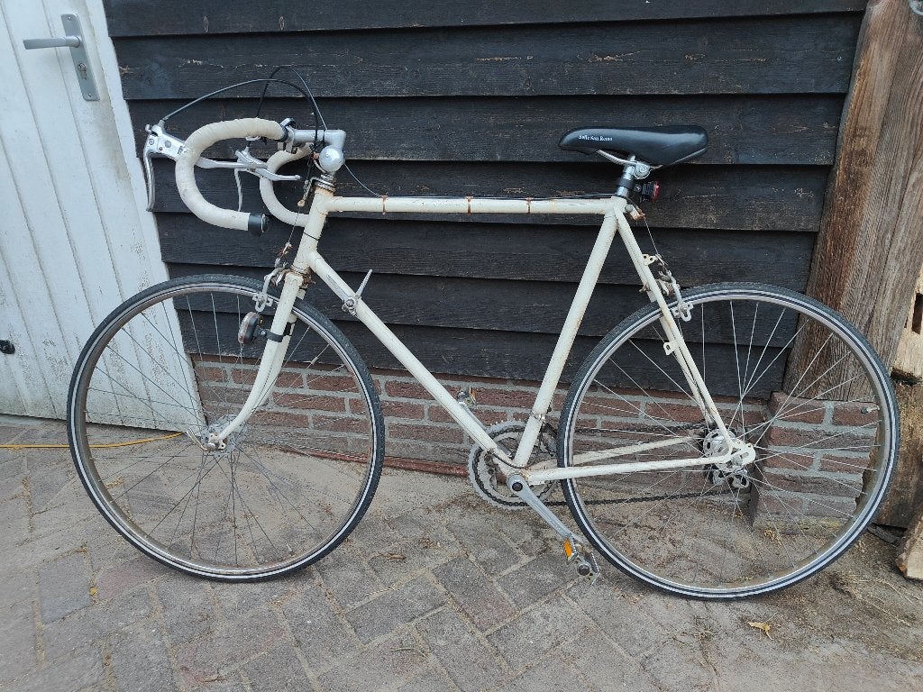 Racefiets staal vintage Empo, 28 inch, Gebruikt, 10 tot 15 versnellingen, Velgrem