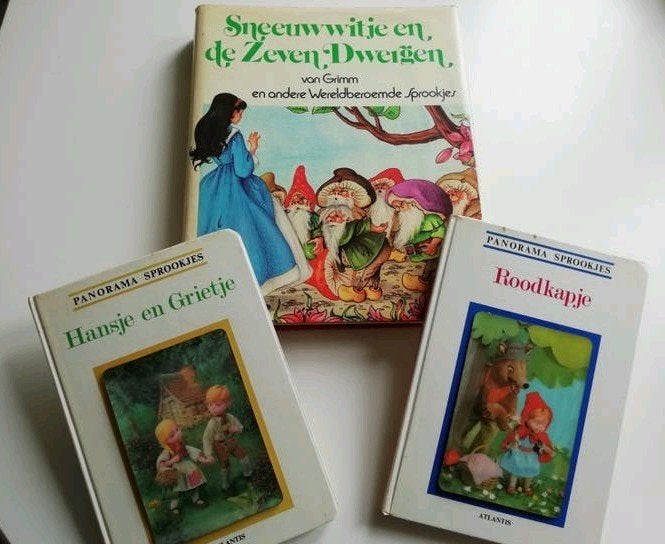 Sprookjesboeken : Roodkapje, Hans en Grietje en vele andere, Ophalen of Verzenden, Gelezen