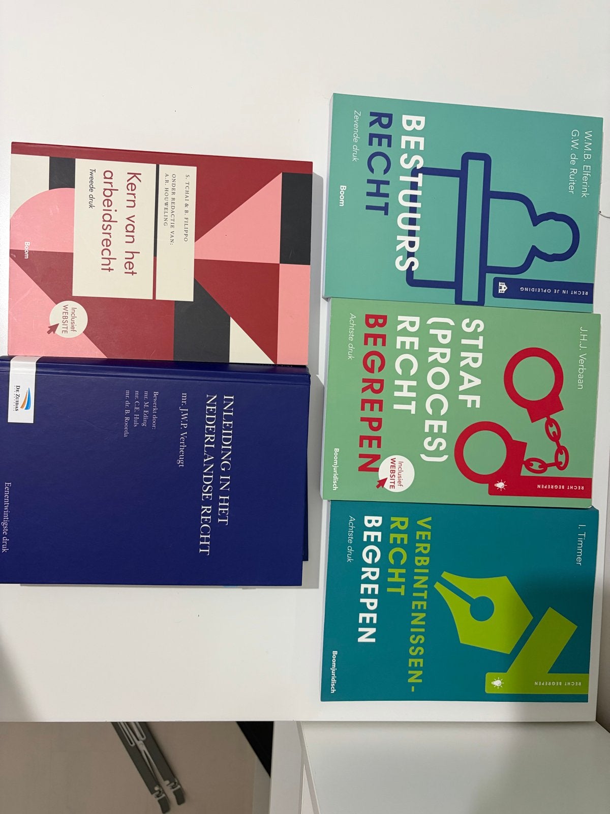 HvA HBO-Rechten Jaar 1 Studieboeken (5 boeken), Boeken, Ophalen, Gamma, Gelezen, HBO