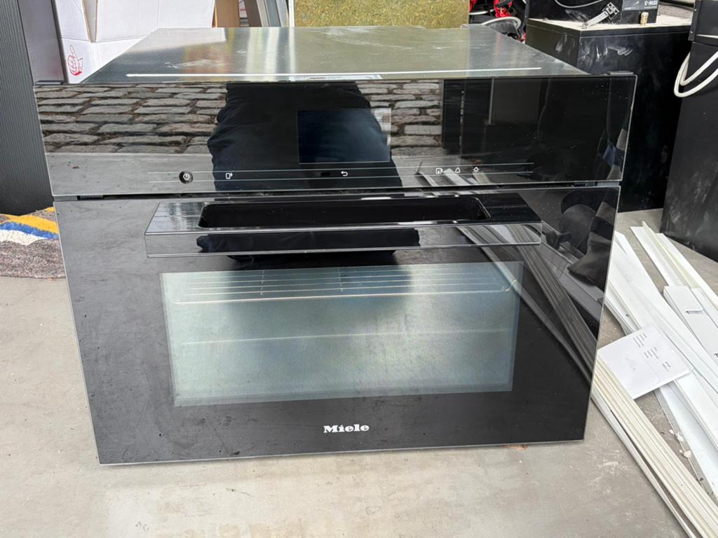 Miele DGC7645 OBSW combi-stoomoven oven magnetron 7000 serie, Ophalen, 45 tot 50 cm, Inbouw, Miele