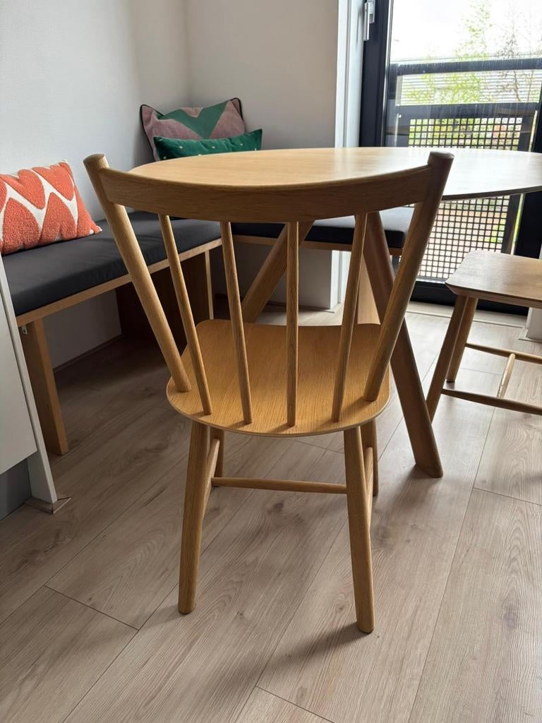 Twee HAY stoelen geolied eikenhout. HAY J41, Ophalen, Twee, Overige kleuren, Zo goed als nieuw