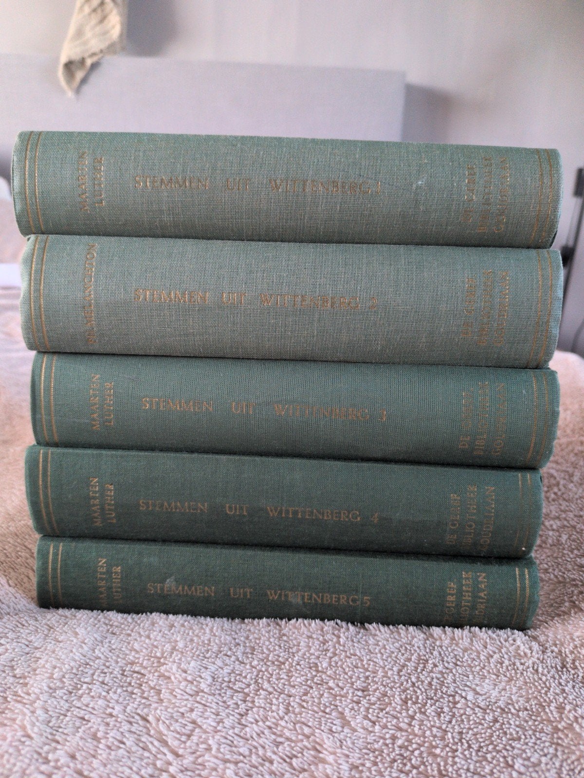 5 delen Maarten Luther: Stemmen uit Wittenberg, Gelezen, Christendom | Protestants, Ophalen of Verzenden, Maarten Luther