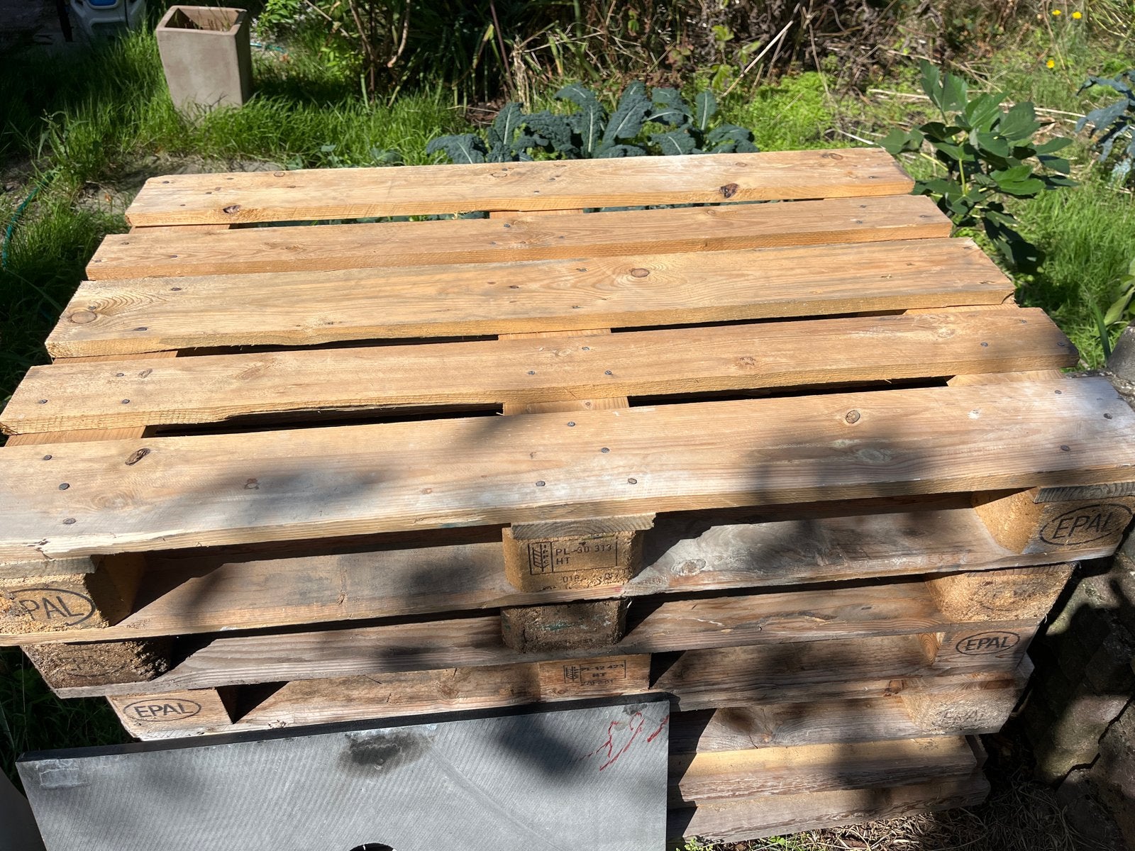 Gebruikte EPAL pallets - Ideaal voor diverse projecten, Doe-het-zelf en Verbouw, Ophalen, Gebruikt, 50 mm of meer, Pallet