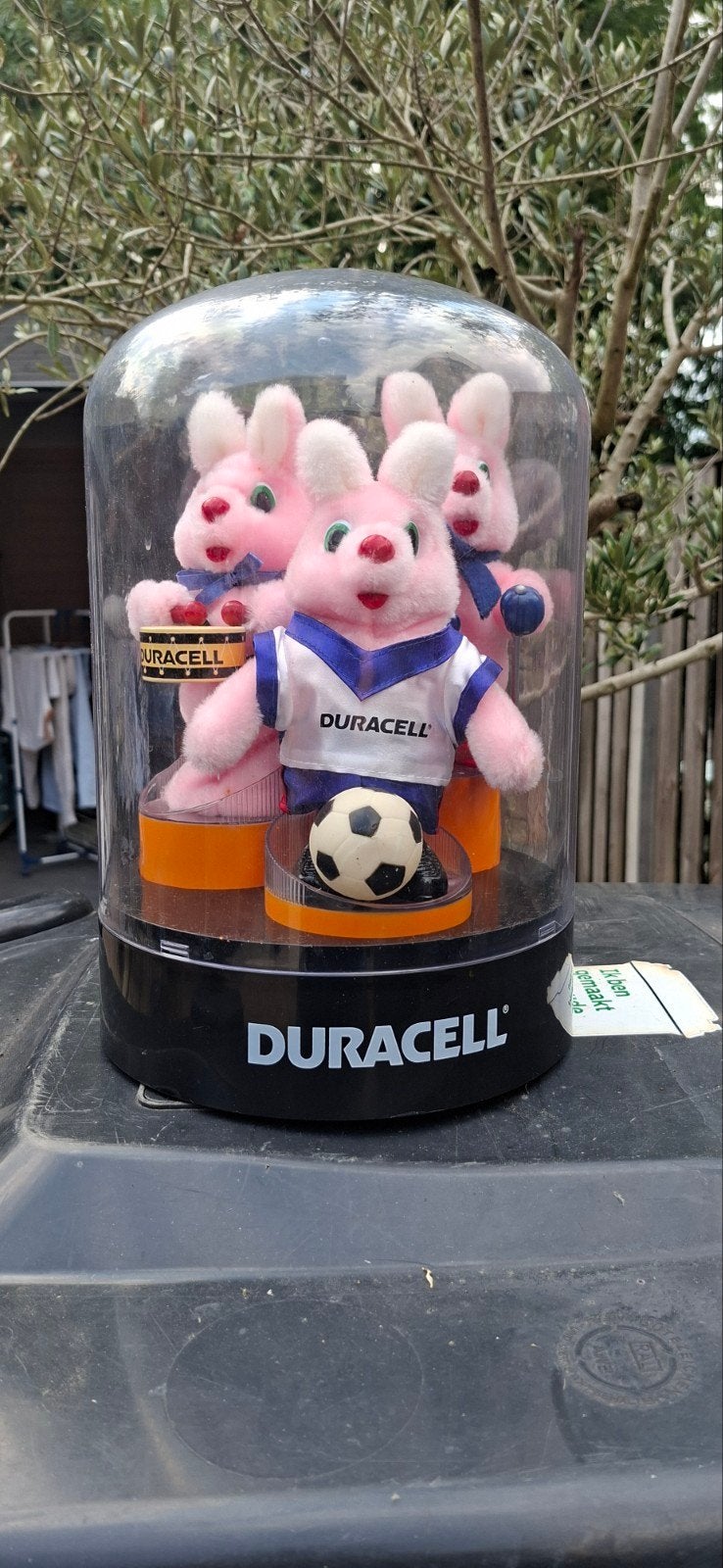 Duracell Konijn Reclamefiguren - Set van 3, Ophalen of Verzenden, Gebruikt, Overige soorten, Beeldje of Figuurtje