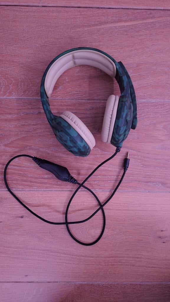 GXT Over-ear Headset Legerprint met Volumeregeling, Computers en Software, Ophalen, Mute-functie, Zo goed als nieuw, Trust GXT