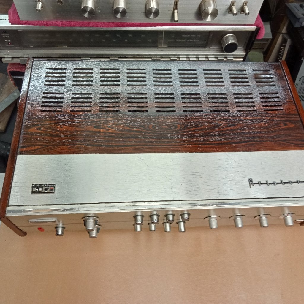 Aristona/philips versterker 22RH591, Audio, Tv en Foto, Versterkers en Receivers, Ophalen of Verzenden, Gebruikt, Minder dan 60 watt