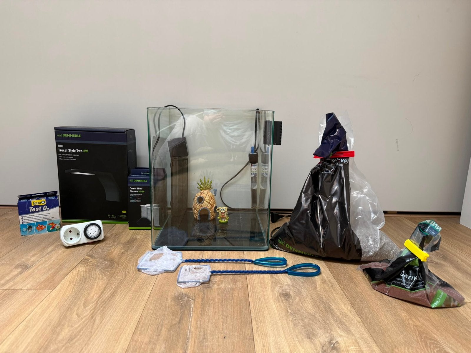 # Complete aquarium set incl alle toebehoren #, Ophalen, Zo goed als nieuw