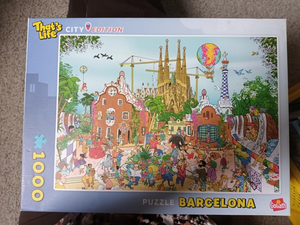 That's Life Puzzels 1000 stukjes - Zo goed als nieuw, Hobby en Vrije tijd, Ophalen of Verzenden, 500 t/m 1500 stukjes, Zo goed als nieuw