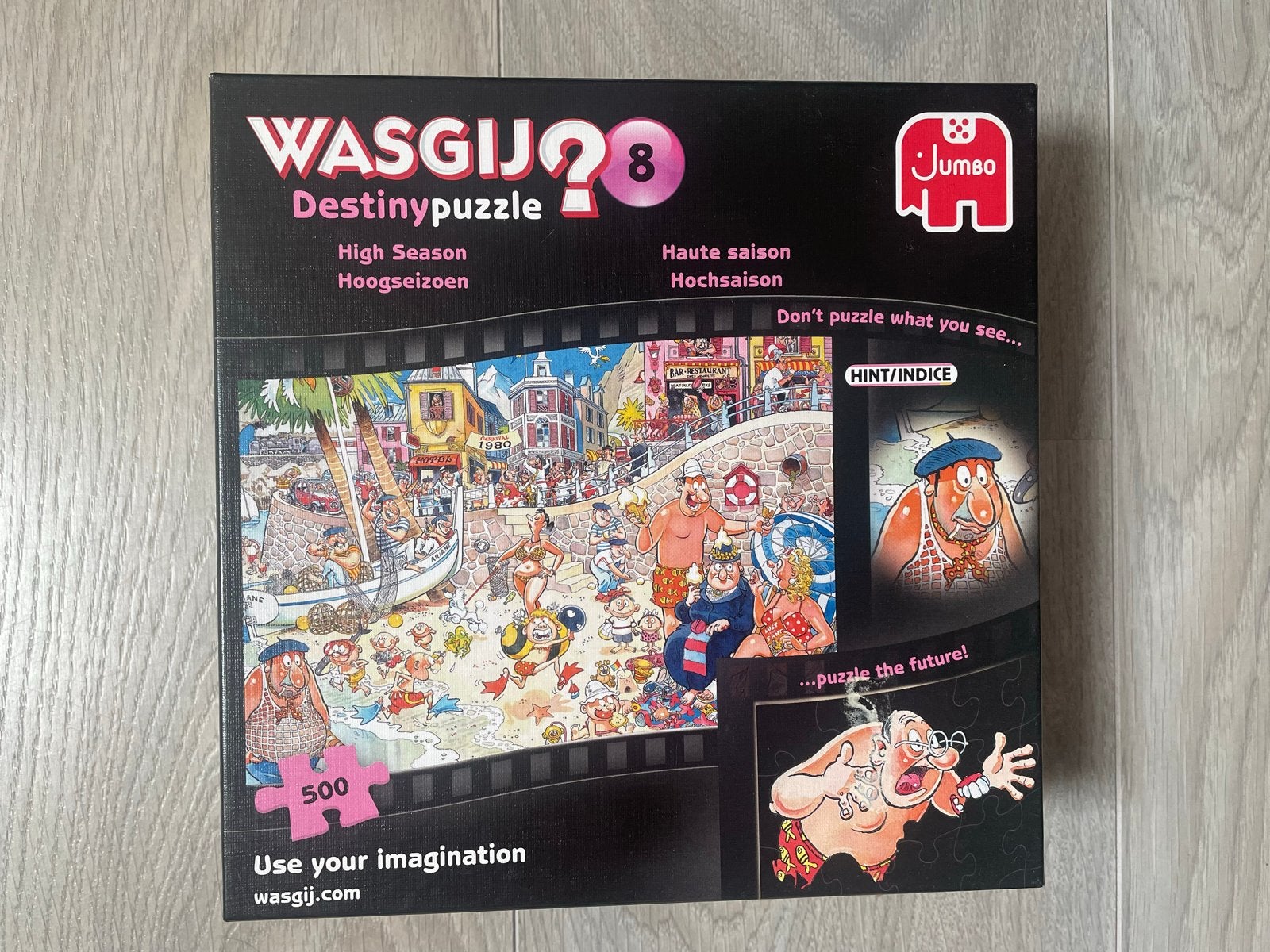 Wasgij Destiny 8: High Season - Hoogseizoen 500 stukjes, Ophalen of Verzenden, 500 t/m 1500 stukjes, Zo goed als nieuw, Legpuzzel