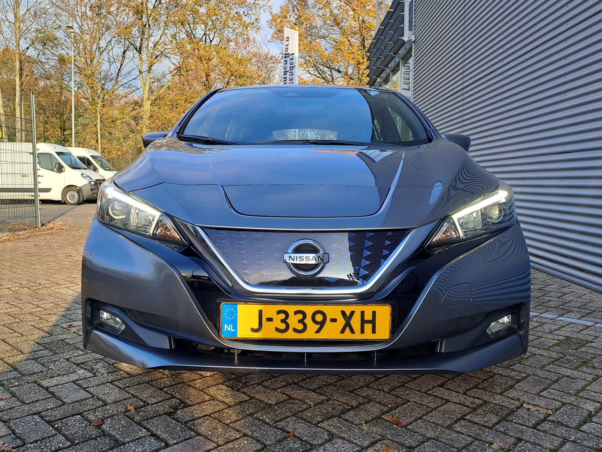 Nissan Leaf Acenta 40 kWh SOH 85.2% | Navi | Camera | Automa, Auto's, 12 maanden, Stof, Gebruikt, Origineel Nederlands