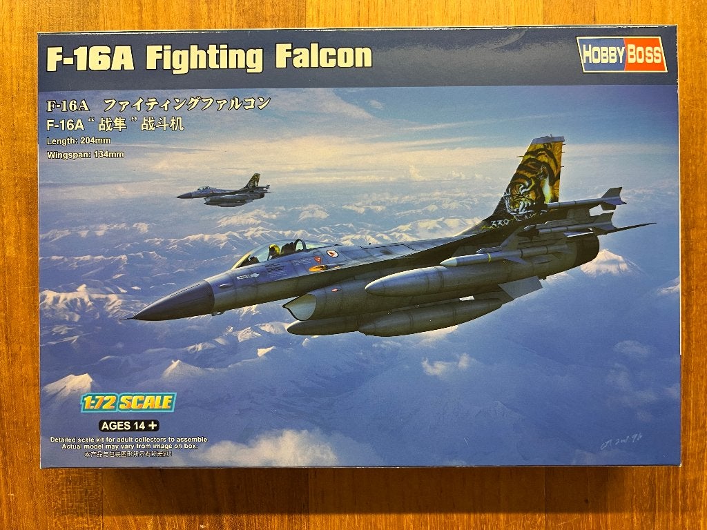 HobbyBoss F-16A Fighting Falcon 1:72 bouwpakket – 80272, Verzenden, Nieuw, 1:72 tot 1:144, Overige merken