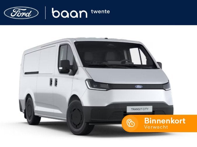 Ford Transit City L1H1 56 kWh, 12 maanden, Stof, 254 km, LED verlichting