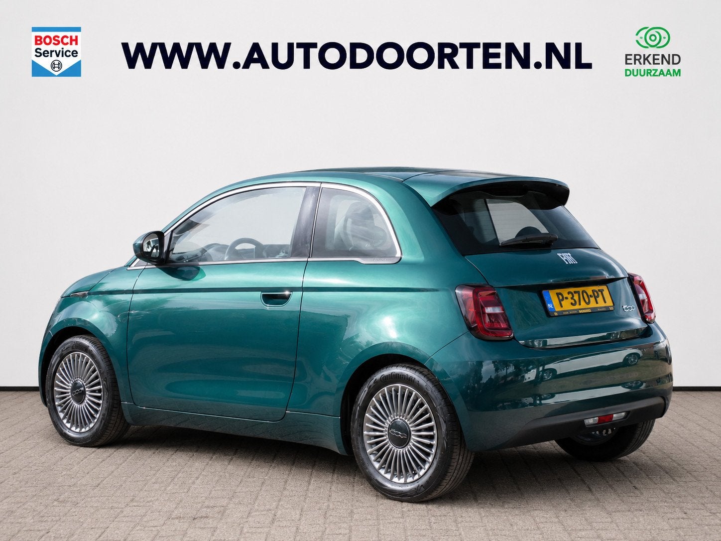 Fiat 500 Icon 42 kWh|Navi|Carplay|Cruise|Clima, Stof, 4 stoelen, Origineel Nederlands, 1265 kg