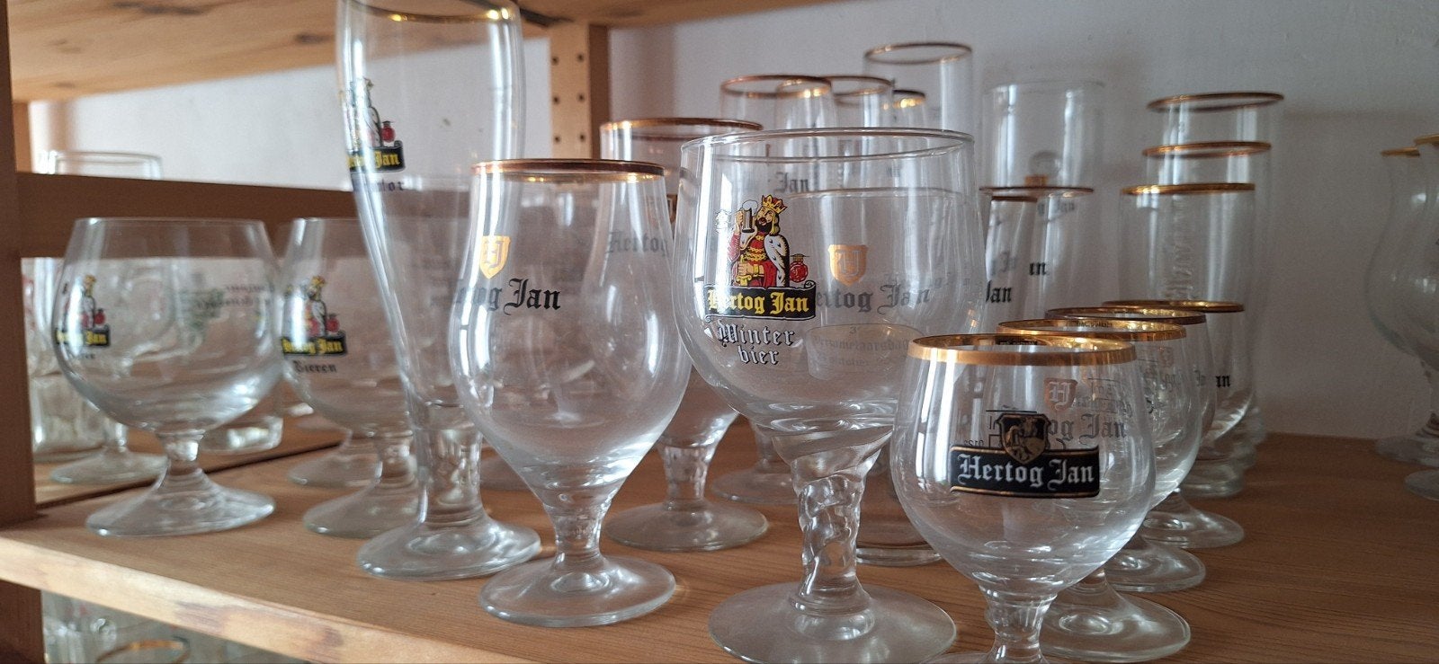 Hertog Jan glazenverzameling, Ophalen, Zo goed als nieuw, Glas of Glazen, Hertog Jan