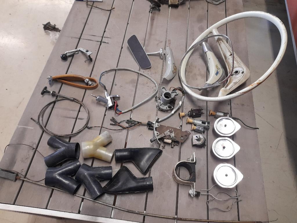 Opel Rekord P2 dashboarddelen., Verzenden, Gebruikt, Opel