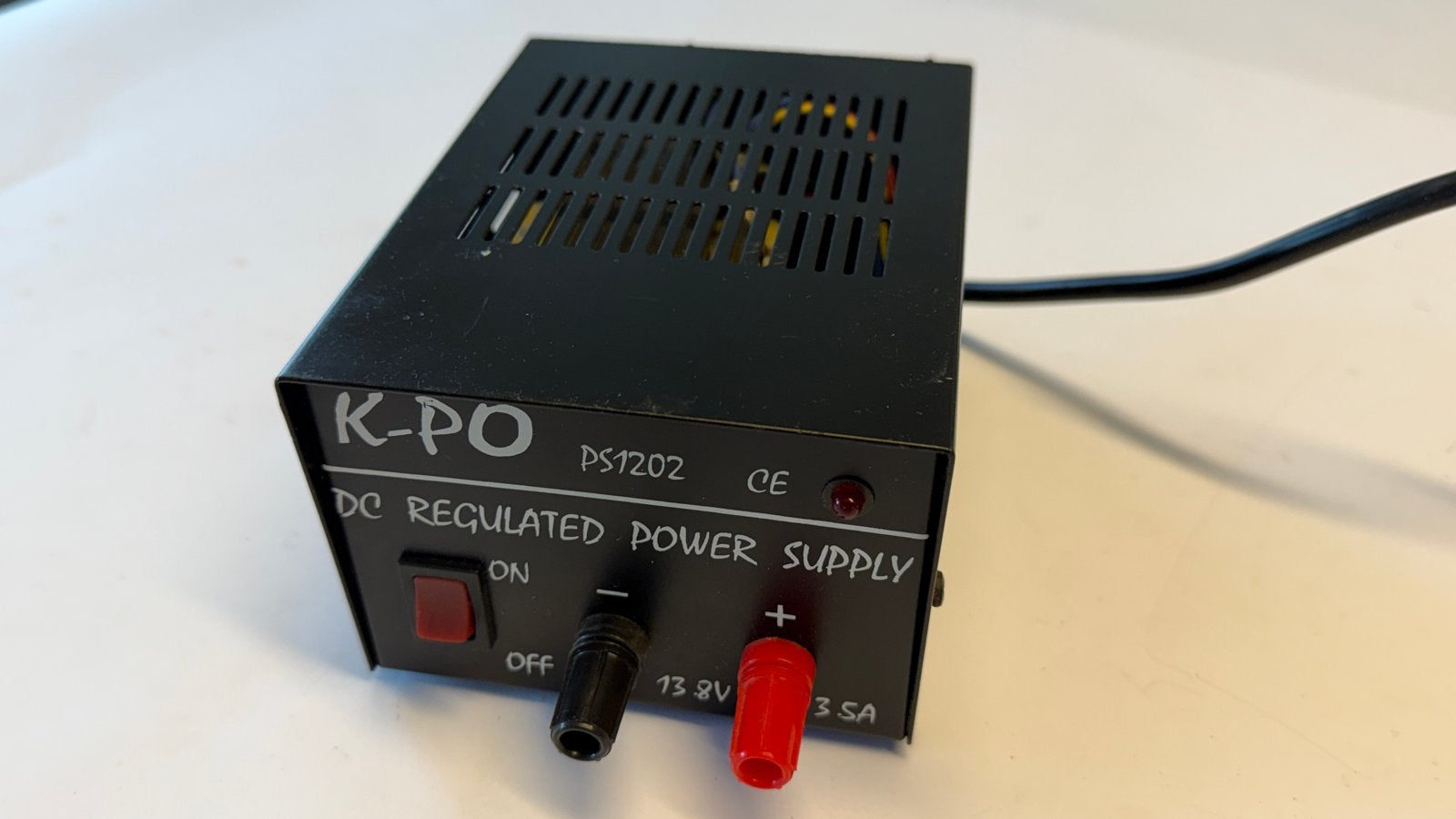 K-PO PS1202 DC Gereguleerde Voeding - 13.8V 3.5A, Ophalen, Gebruikt