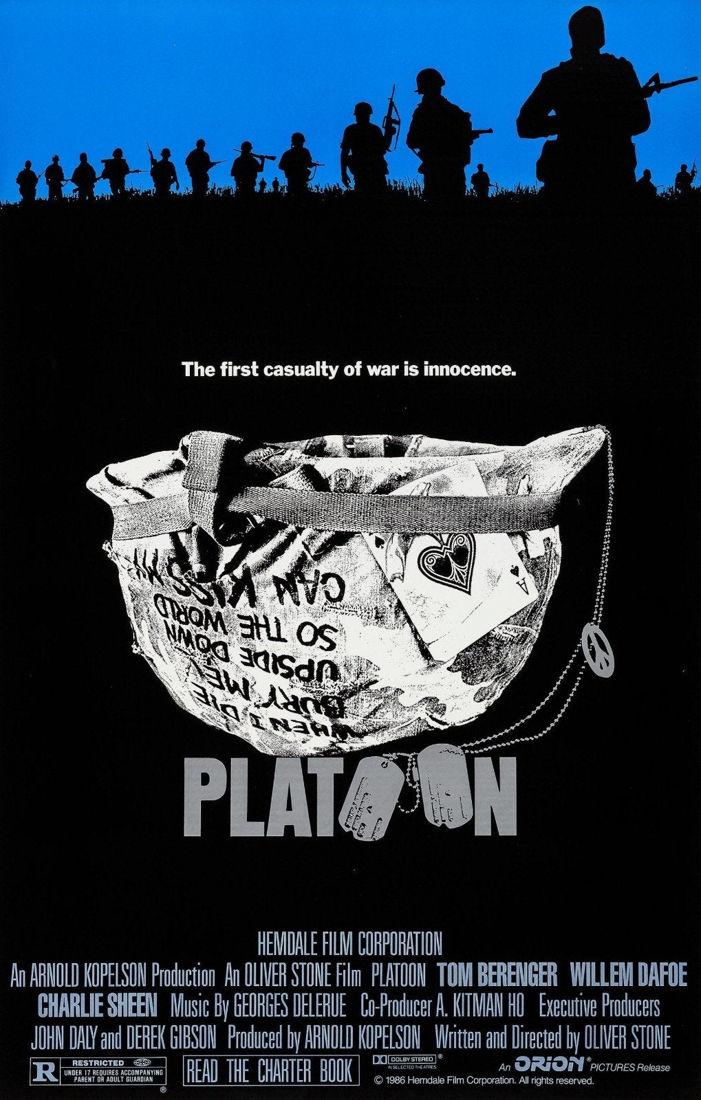 platoon, Ophalen of Verzenden, Zo goed als nieuw, A1 t/m A3, Film en Tv