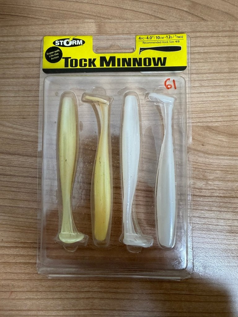 Storm Tock Minnow 10 cm 4 stuks nieuw, Overige typen, Nieuw, Ophalen of Verzenden, E