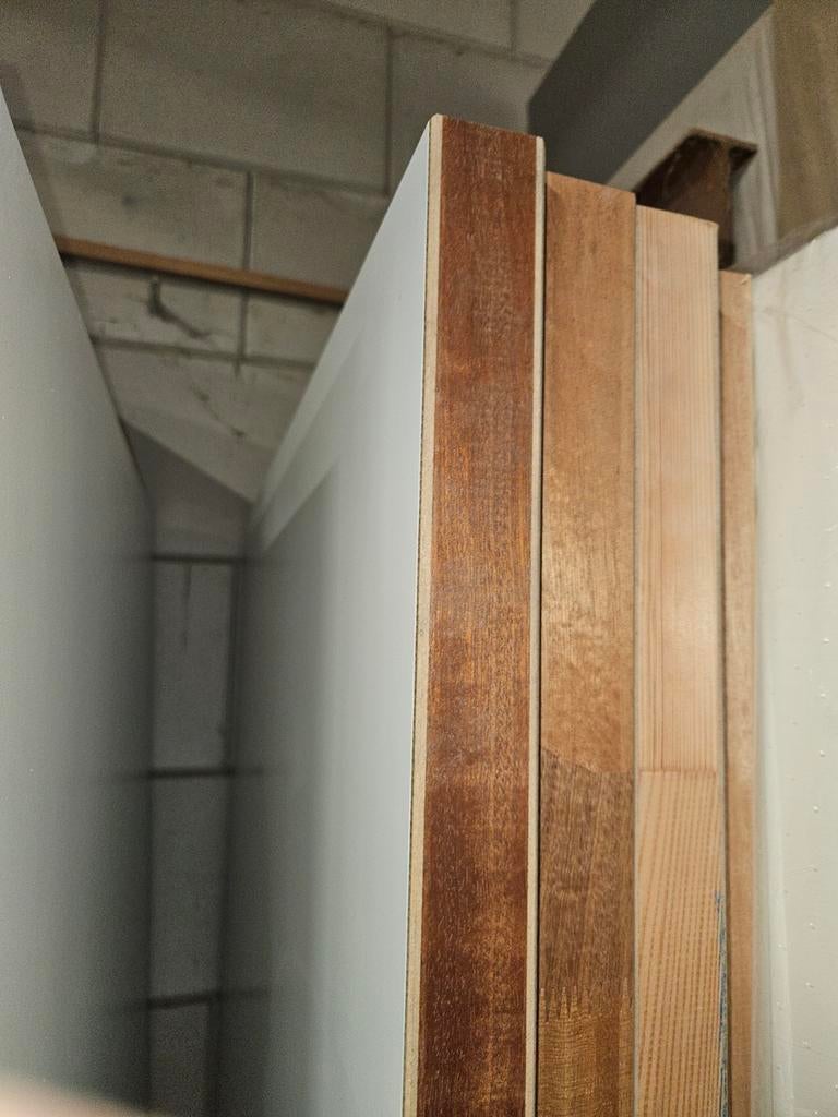 4x HPL stompe binnendeuren, kleur wit, Doe-het-zelf en Verbouw, Deuren en Horren, Ophalen, Binnendeur, 200 tot 215 cm