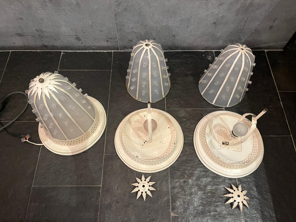 Antieke plafondlamp, plafondlamp, Ophalen of Verzenden, Gebruikt, Metaal of Aluminium