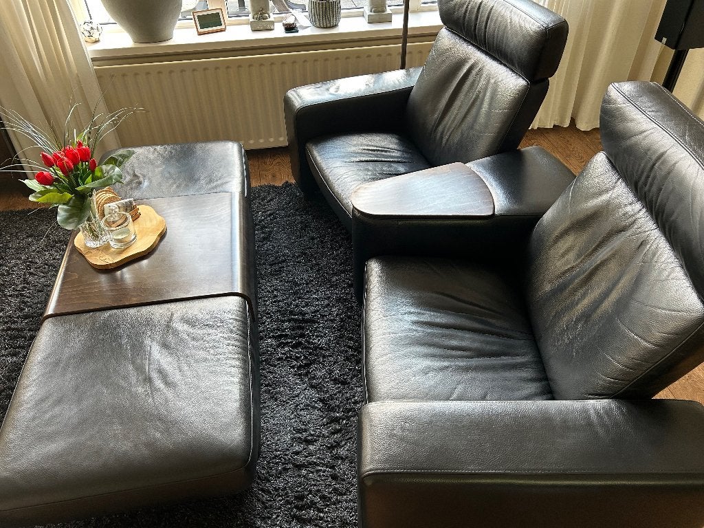 Stressless thuisbioscoop, Huis en Inrichting, Ophalen, Gebruikt, Modern, Leer