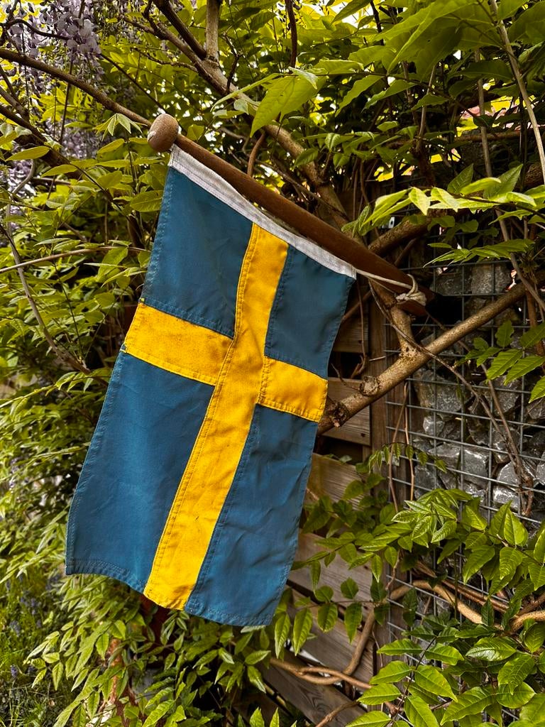 Zweedse boot vlag, Ophalen of Verzenden, Gebruikt, Overige typen