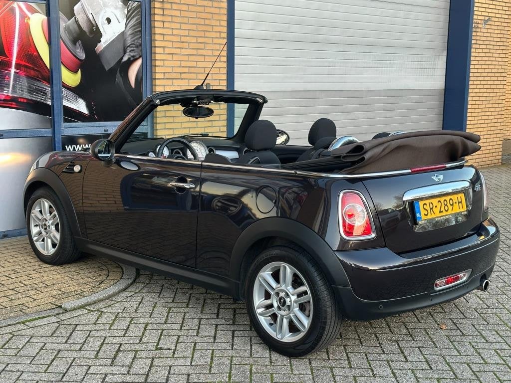 Mini Mini Cabrio 1.6 One Chili, airco, pdc, stoelverwarming,, Auto's, Voorwielaandrijving, Dealer onderhouden, Stof, Gebruikt