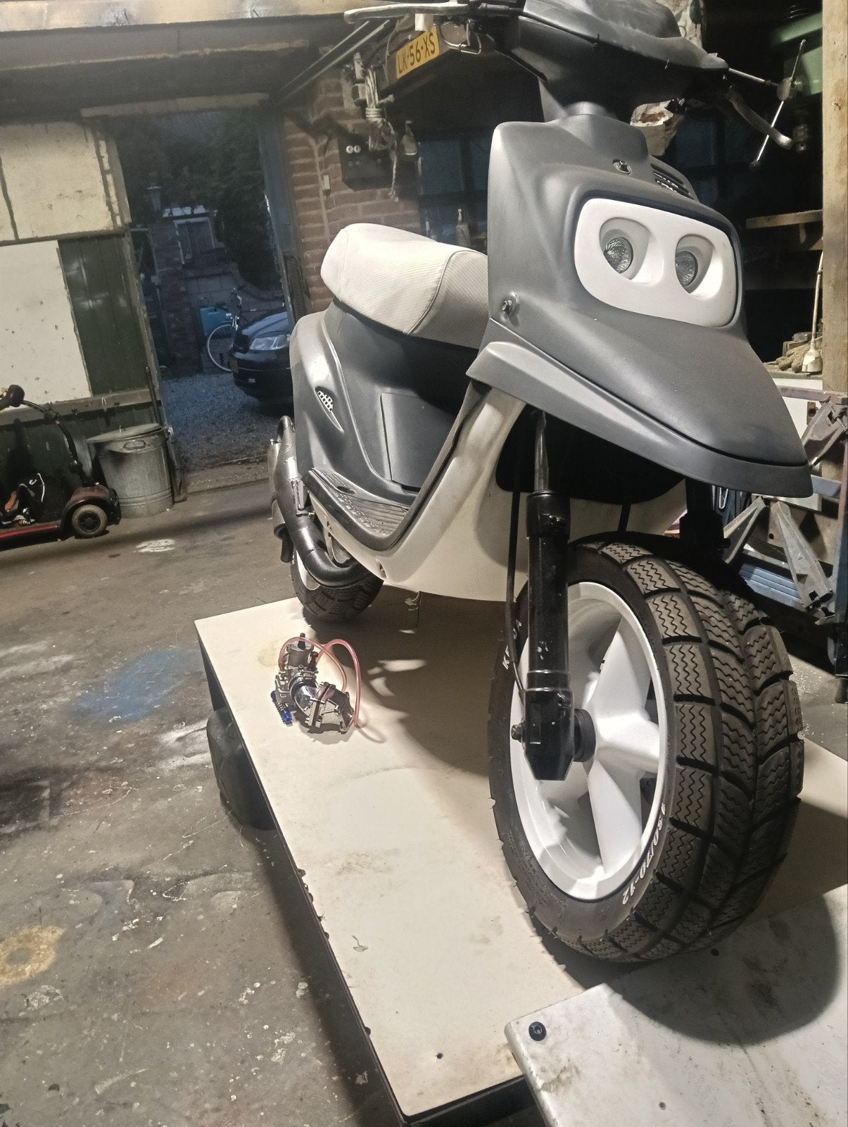 Yamaha Bws 2005 (afbouw project) op geel kenteken, Fietsen en Brommers, Scooters | Yamaha, Overige modellen, Ophalen
