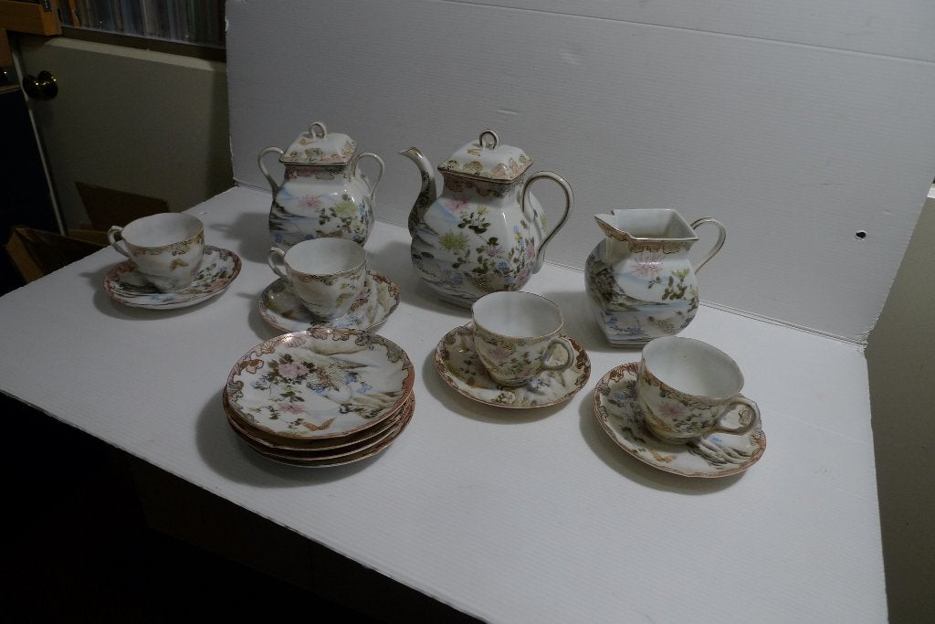 Eierschaal porseleinen thee servies, Ophalen of Verzenden