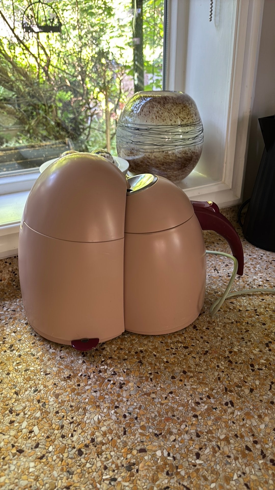 Alessi Philips koffiezetter iconisch blikvanger design, Ophalen of Verzenden, Zo goed als nieuw, Koffiemachine