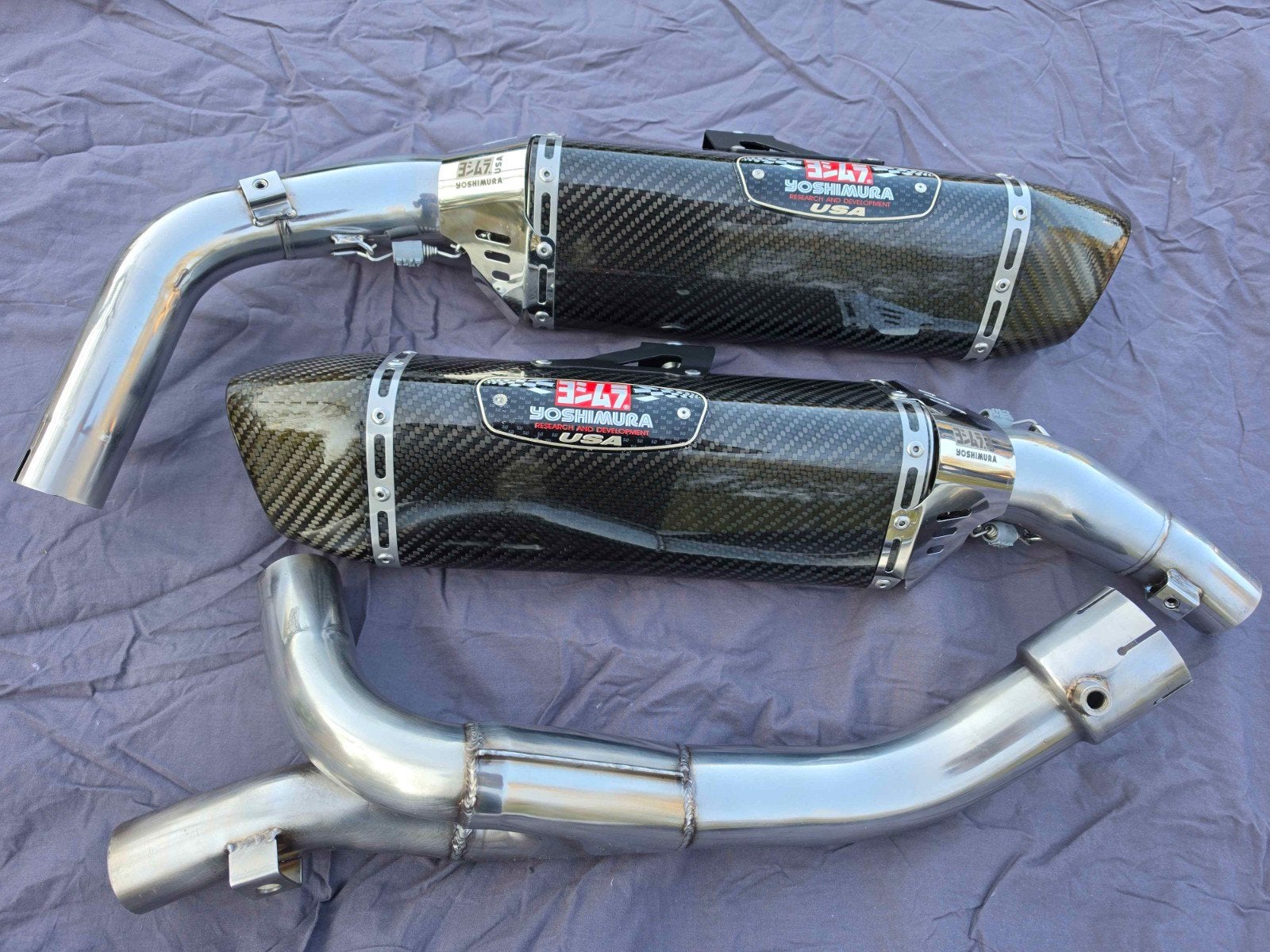 Yoshimura TCR-D Carbon voor Yamaha R1 2012-2014, Ophalen, Gebruikt