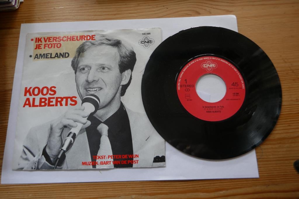 Single:  Koos Alberts – Ik Verscheurde Je Foto, Ophalen of Verzenden, Gebruikt, Overige formaten, Levenslied of Smartlap