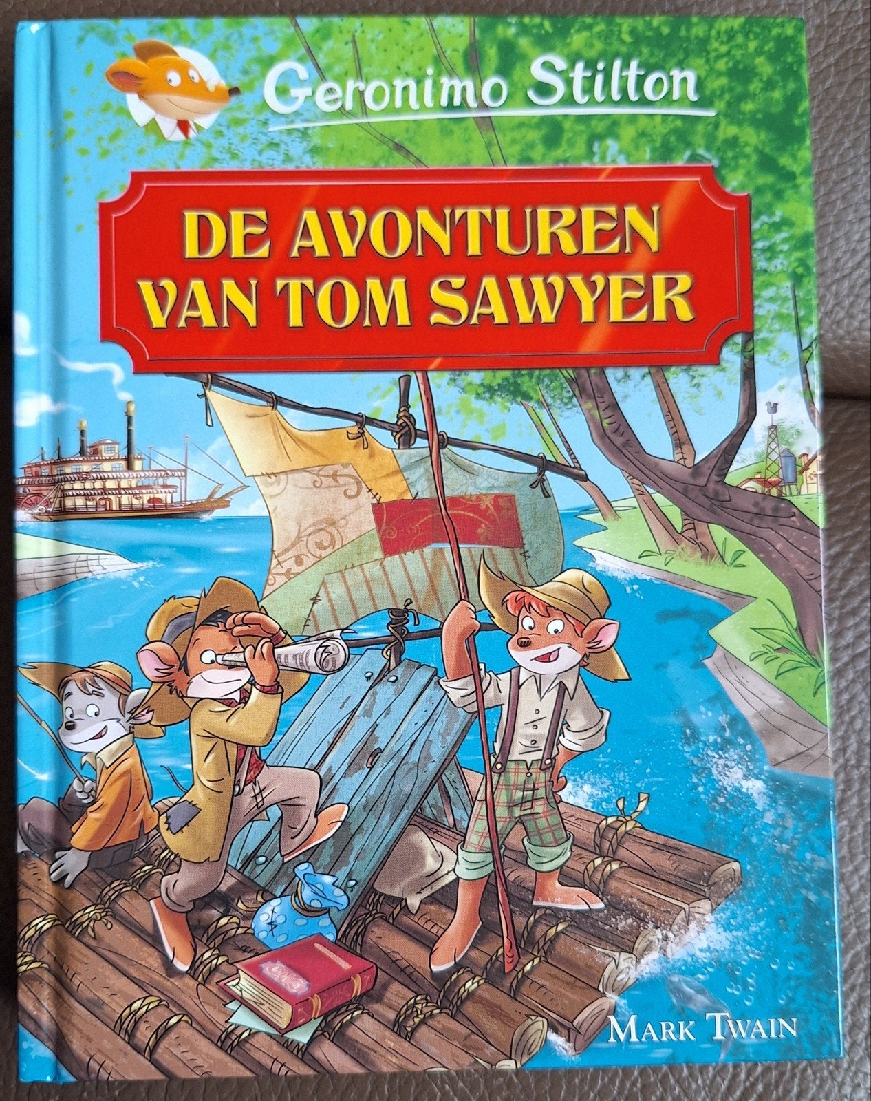 Geronimo Stilton: De Avonturen van Tom Sawyer, Ophalen of Verzenden, Zo goed als nieuw, Mark Twain