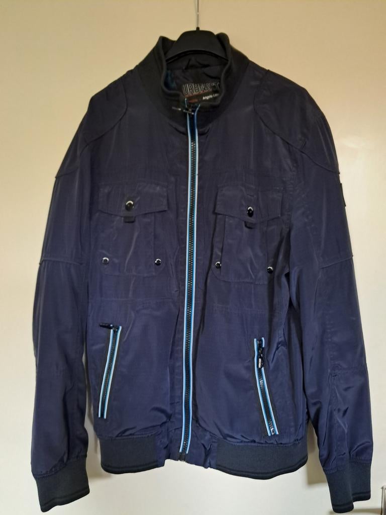 Heren zomerjas maat M Urbndist Angelo Litrico, Ophalen of Verzenden, Zo goed als nieuw, Maat 52/54 (L), Blauw