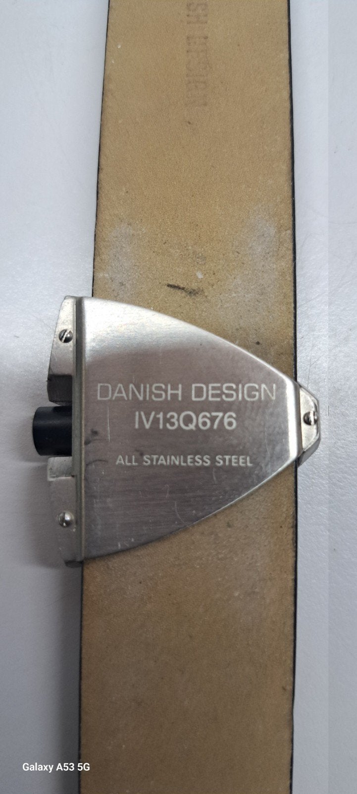 Danish Design Frihed Dames Horloge - Asymmetrisch & Leer, Sieraden, Tassen en Uiterlijk, Ophalen of Verzenden