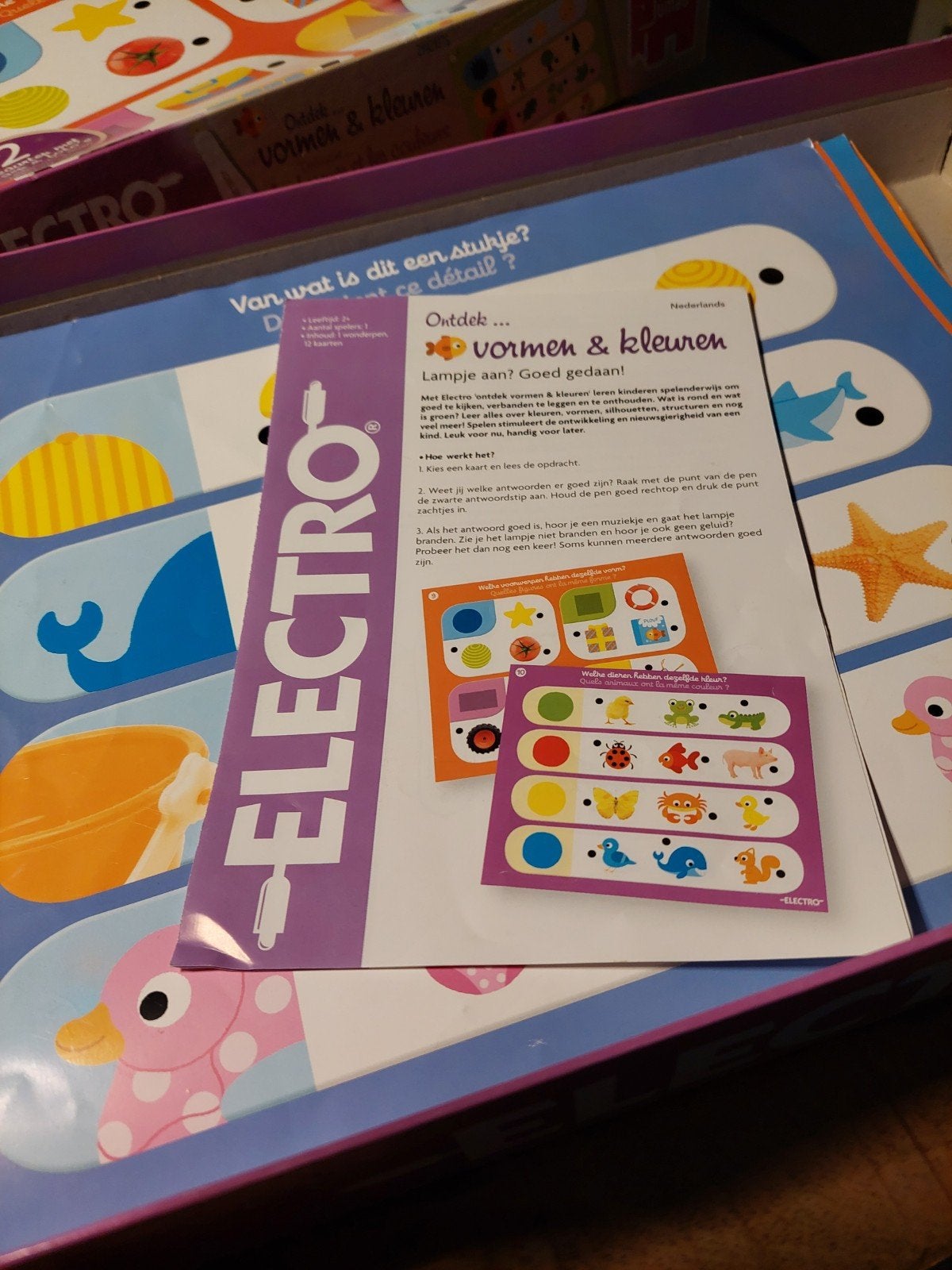 Jumbo Electro Ontdek Vormen & Kleuren - Educatief Spel, Ophalen of Verzenden, Gebruikt, Ontdekken, Met licht