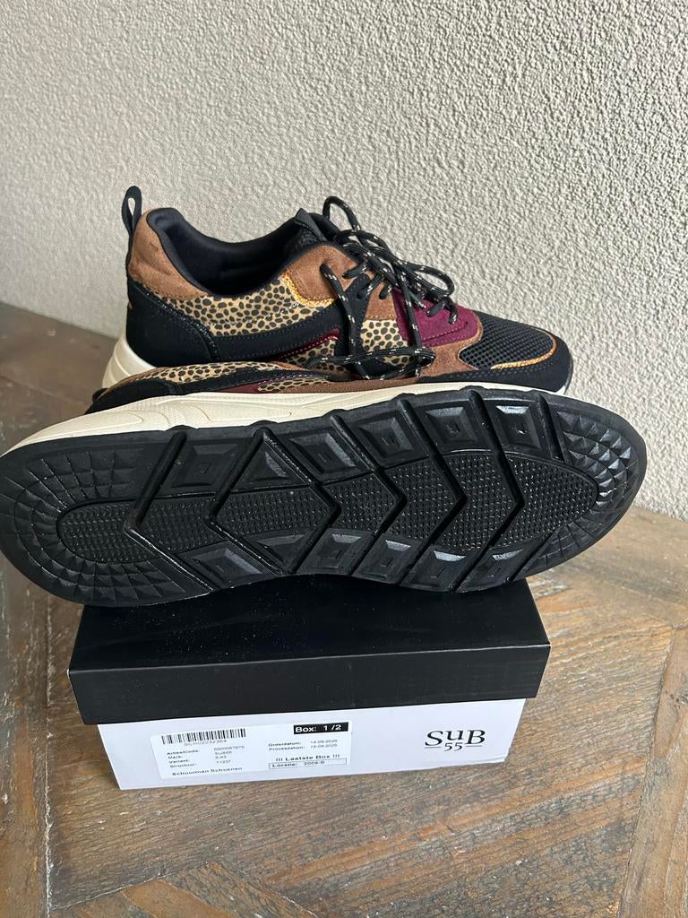 Stijlvolle Sub 55 sneakers met dierenprint - Maat 43, Ophalen of Verzenden, Zo goed als nieuw