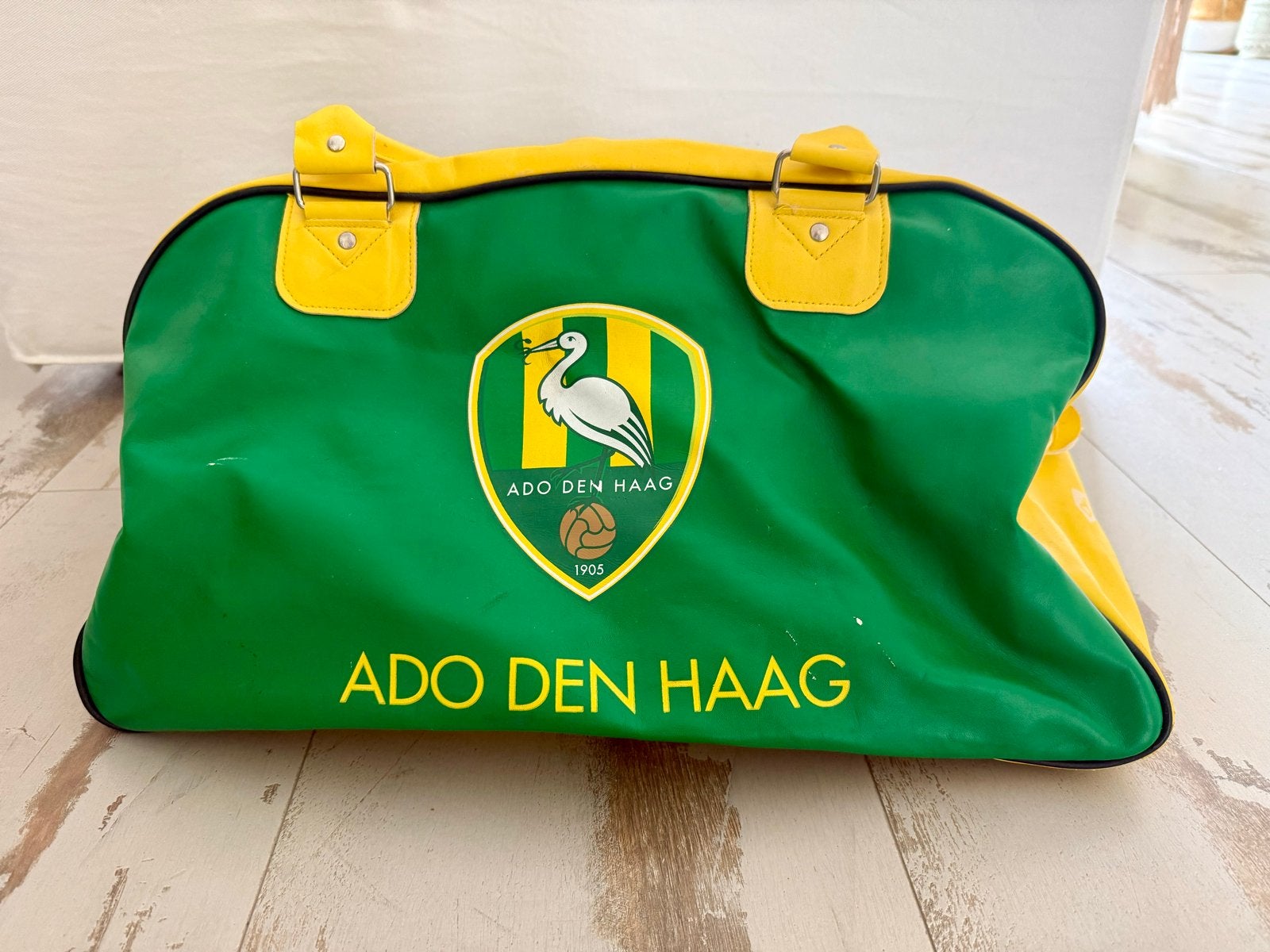 ADO Den Haag Sporttas - Groen/Geel, Sieraden, Tassen en Uiterlijk, Tassen | Sporttassen, Gebruikt, Unisex volwassen, Ophalen