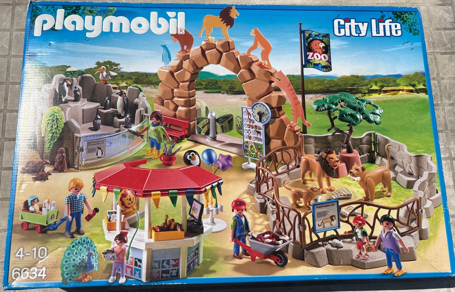 Playmobil City Life Zoo 6634 - Compleet met doos en boekje!, Kinderen en Baby's, Speelgoed | Playmobil, Gebruikt, Complete set