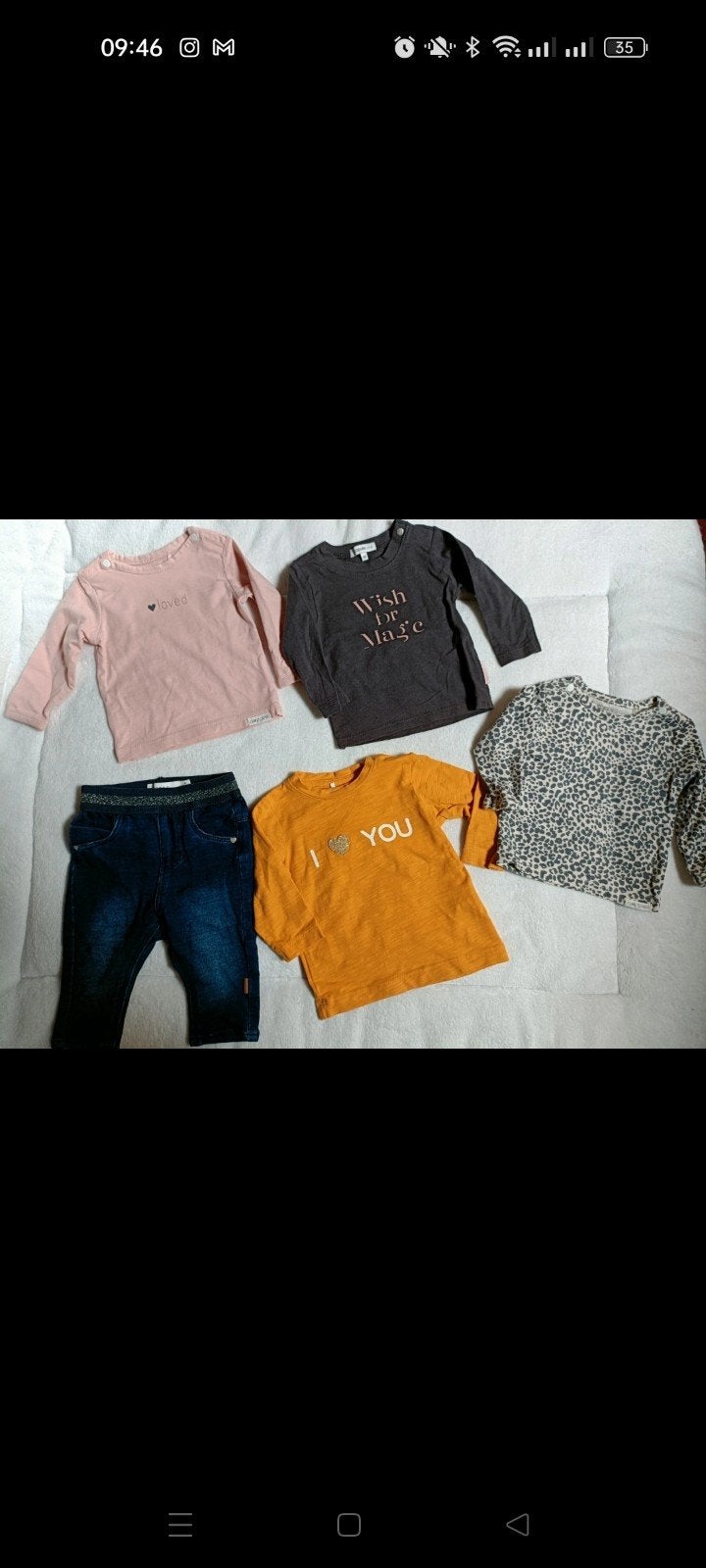 Kledingpakket meisje maat 56 - Name It, Noppies (nieuwstaat), Kinderen en Baby's, Ophalen, Zo goed als nieuw
