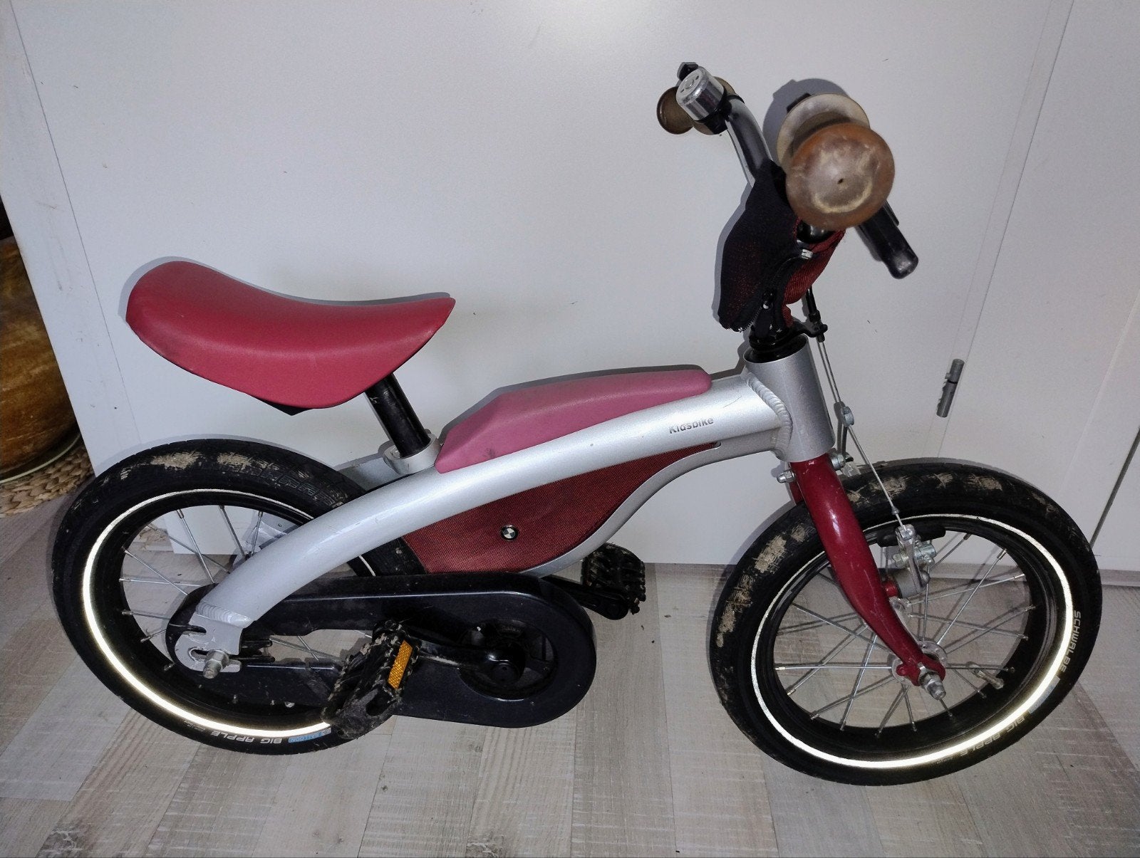 Bwm (loop)fiets, 14 inch om speels te leren fietsen, Ophalen, Gebruikt, Minder dan 16 inch