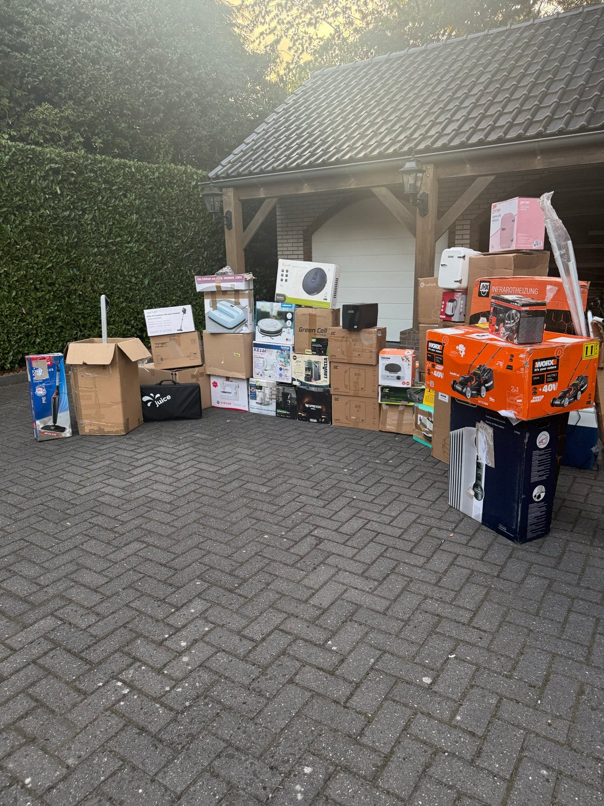 Grote partij diverse retour producten (elektronica, huishoud, Ophalen, Nieuw