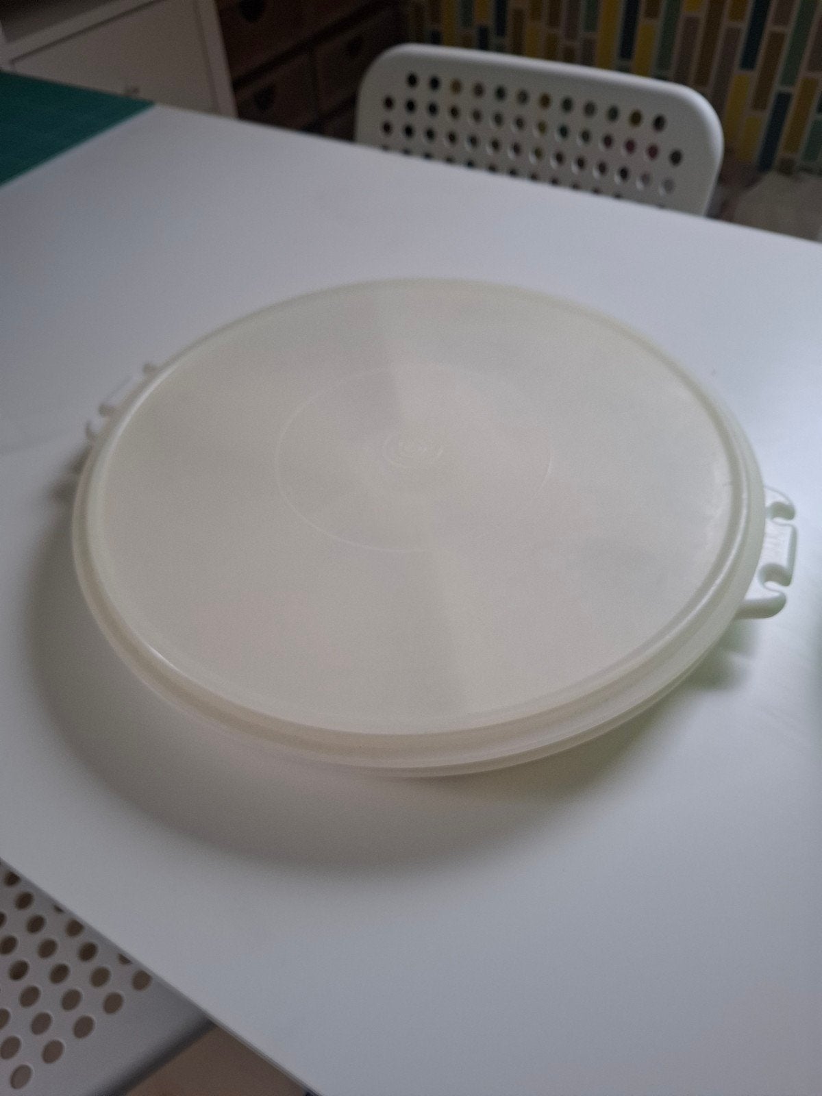 Tupperware taartdoos/serveerschaal met deksel, Schaal, Met compartimenten, Ophalen of Verzenden, Zo goed als nieuw