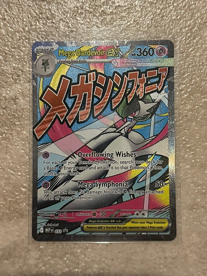 Mega Gardevoir 032 promo  psa 10, Ophalen of Verzenden, Zo goed als nieuw, Boosterbox