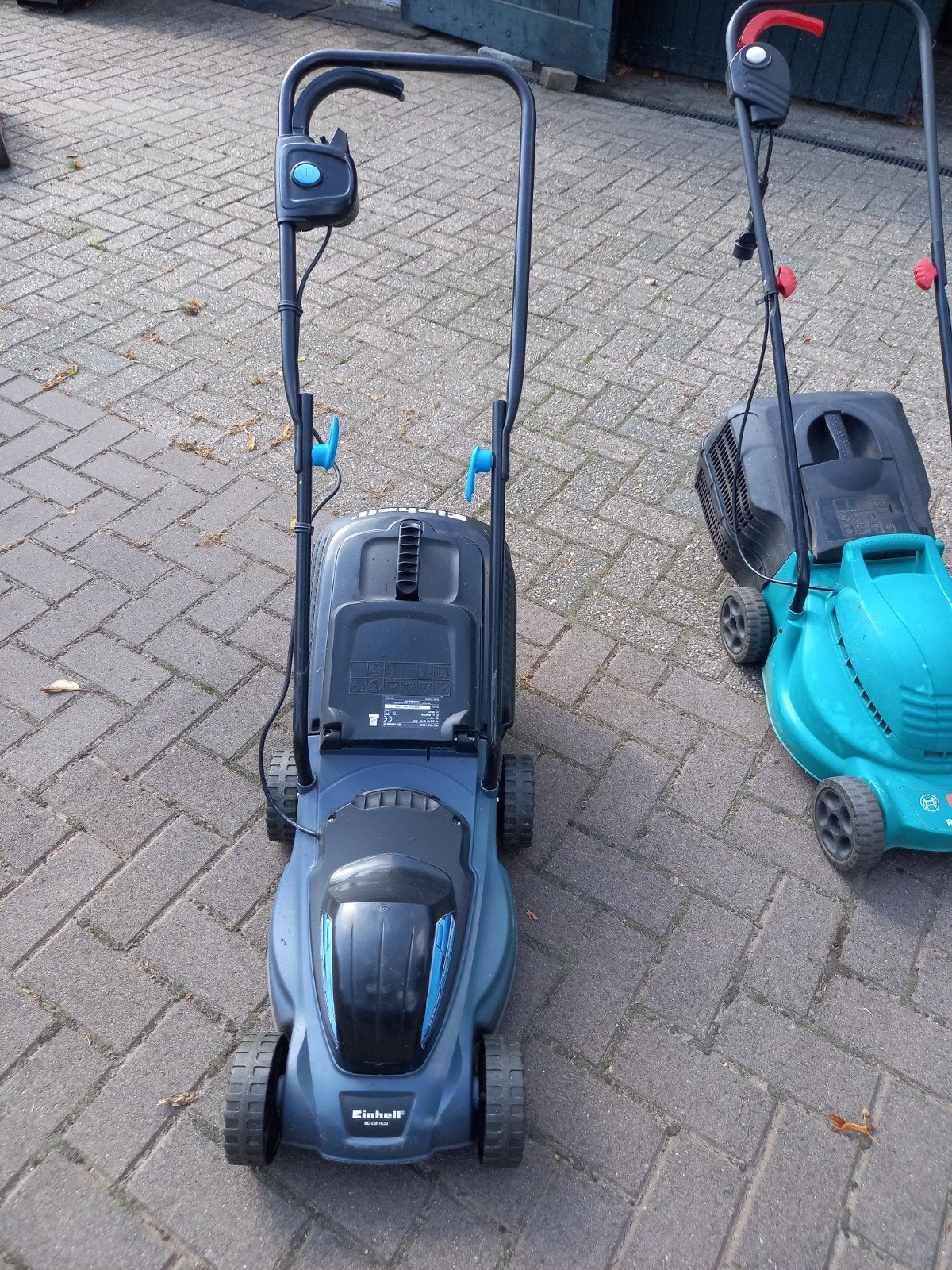 grasmaaier elektrisch, Tuin en Terras, Grasmaaiers, Ophalen, Gebruikt, Elektrische grasmaaier, Opvangbak