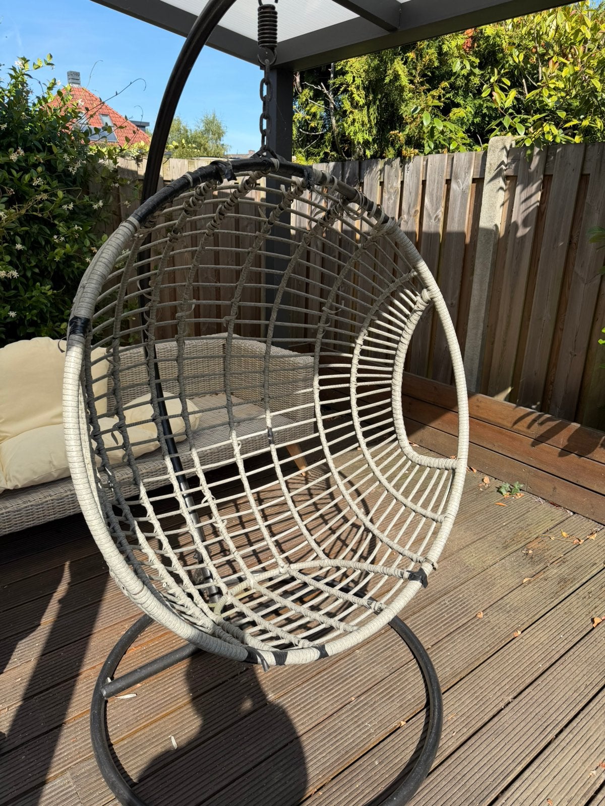 Tuin hangstoel, Ophalen, Gebruikt, Aluminium