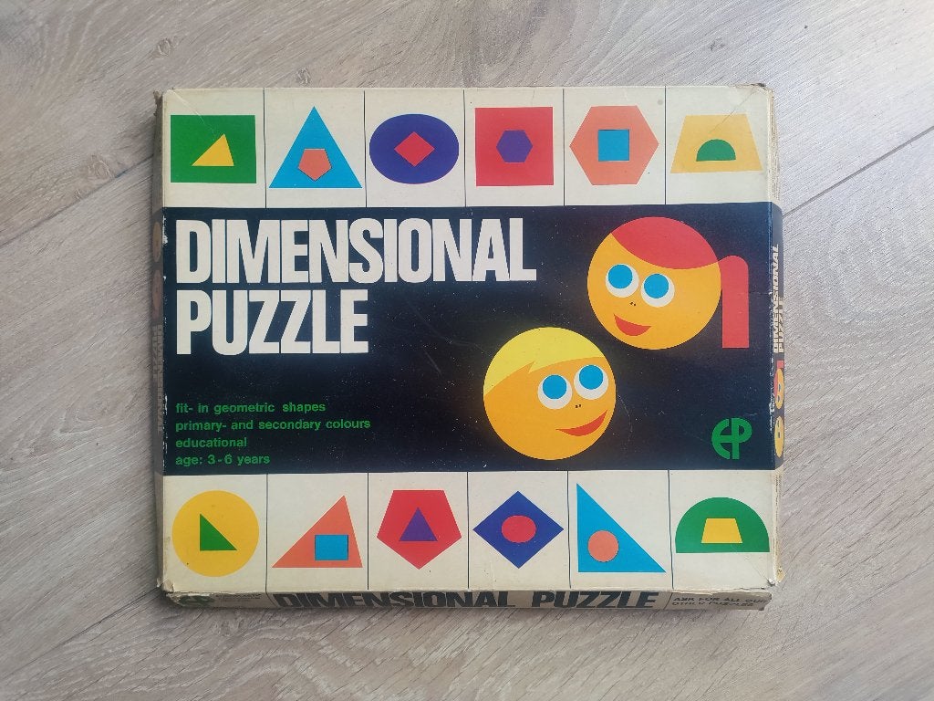 vintage educatieve puzzels, Verzamelen, Ophalen of Verzenden, Gebruikt