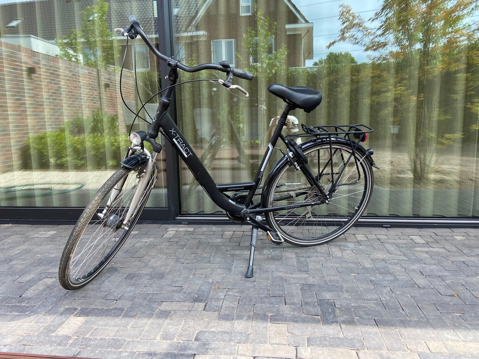 X-Tract Damesfiets met 7 versnellingen, Velgrem, Ophalen, Overige merken, 53 tot 56 cm