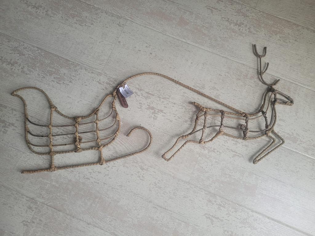 Te koop: Rivièra Maison rattan Rudolph Wall decoration, Huis en Inrichting, Woonaccessoires | Overige, Overige materialen, Nieuw